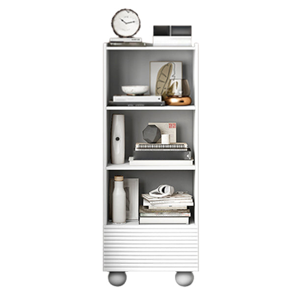 Standaard boekplank met lade verticale plank boekenkast voor kantoor