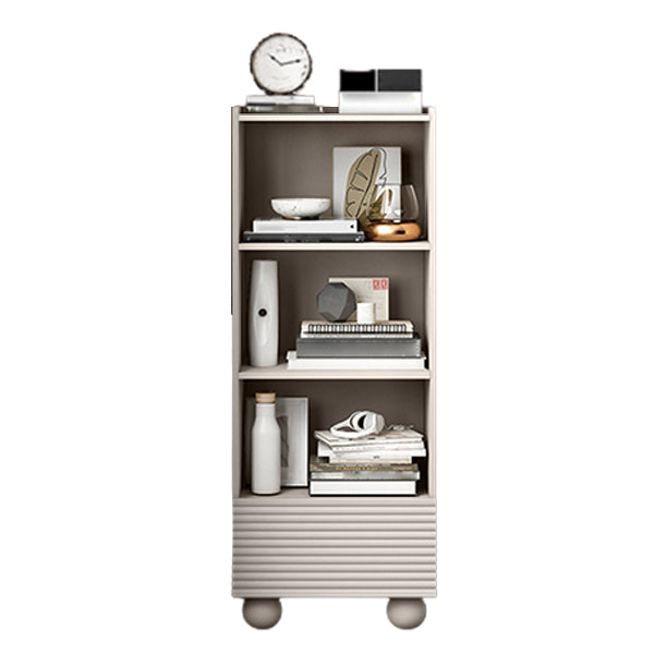 Standaard boekplank met lade verticale plank boekenkast voor kantoor