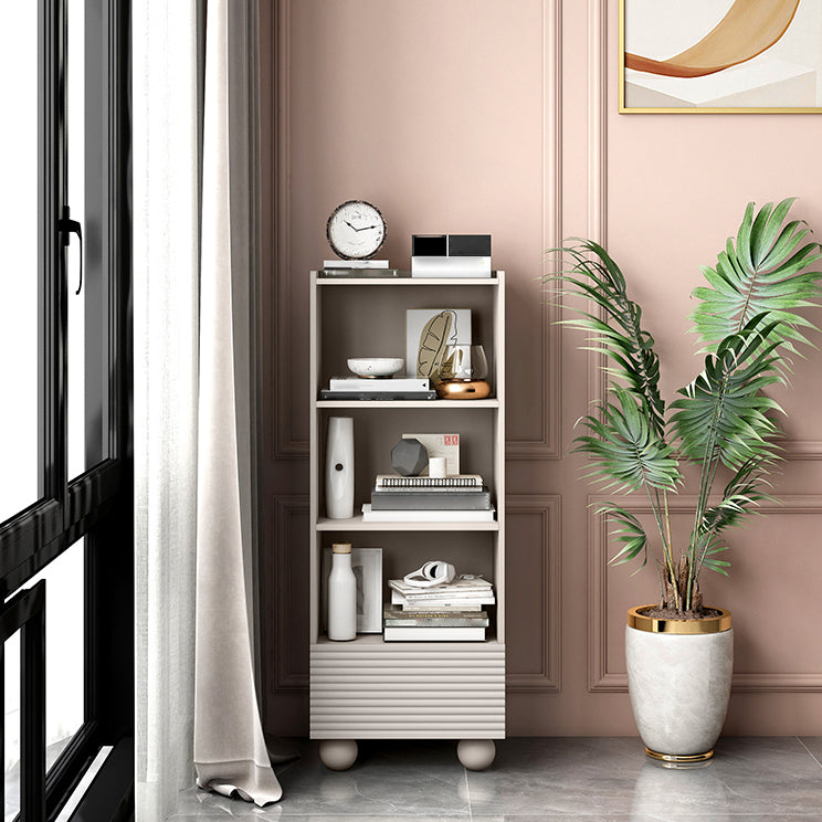 Standaard boekplank met lade verticale plank boekenkast voor kantoor