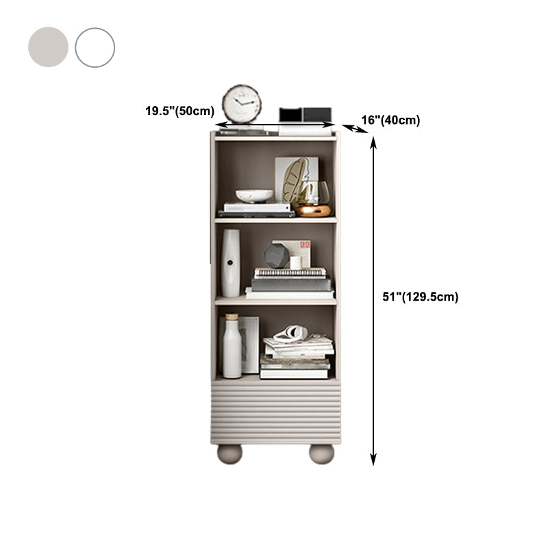 Standaard boekplank met lade verticale plank boekenkast voor kantoor