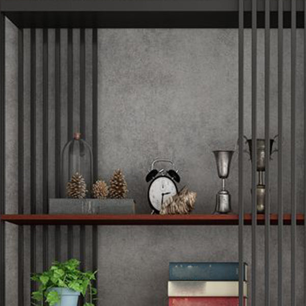 Black Color Modern Style Bookshelf Metal Bookcase for Home Use Clearhalo 'Bookcases' 'furn' 'furn_bookcases' 'Furniture' 'Office Furniture' 5249362