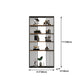 Black Color Modern Style Bookshelf Metal Bookcase for Home Use Clearhalo 'Bookcases' 'furn' 'furn_bookcases' 'Furniture' 'Office Furniture' 5249363
