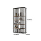 Black Color Modern Style Bookshelf Metal Bookcase for Home Use Clearhalo 'Bookcases' 'furn' 'furn_bookcases' 'Furniture' 'Office Furniture' 5249366