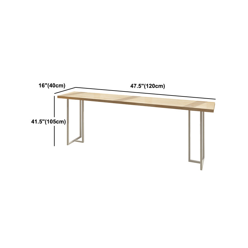 Luxury Rectangle Solid Wood Bar Table Set 1/4/6 Pieces Counter Table with Backless Stools Clearhalo 'Bar Furniture' 'furn' 'furn_home_bar_bar_sets' 'Furniture' 'Home Bars & Bar Sets' 'home_bar_bar_sets' 'Kitchen & Dining Furniture' 5249414