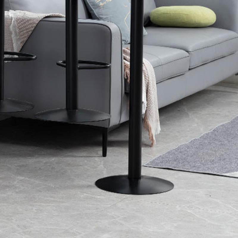 Table de bar à style moderne intérieur table de bistrot en pierre de hauteur de 42 pouces de 42 pouces