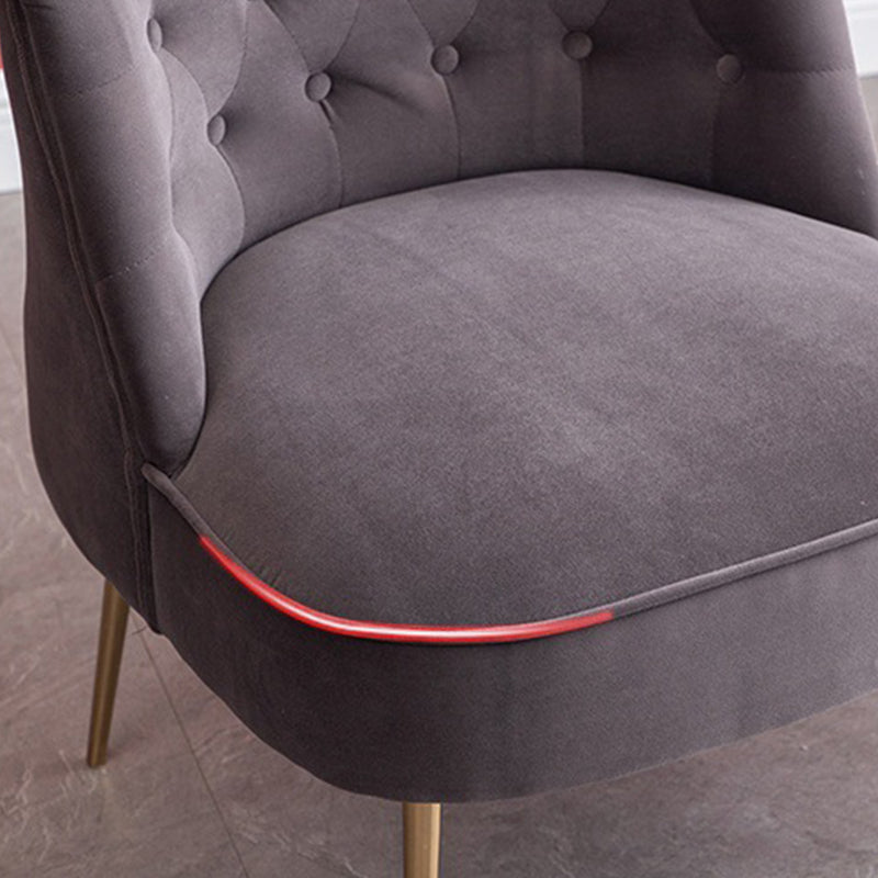 22,83 "l x 23,62" w x 27,55 "H moderno sedia accento di divano a bracciale per soggiorno