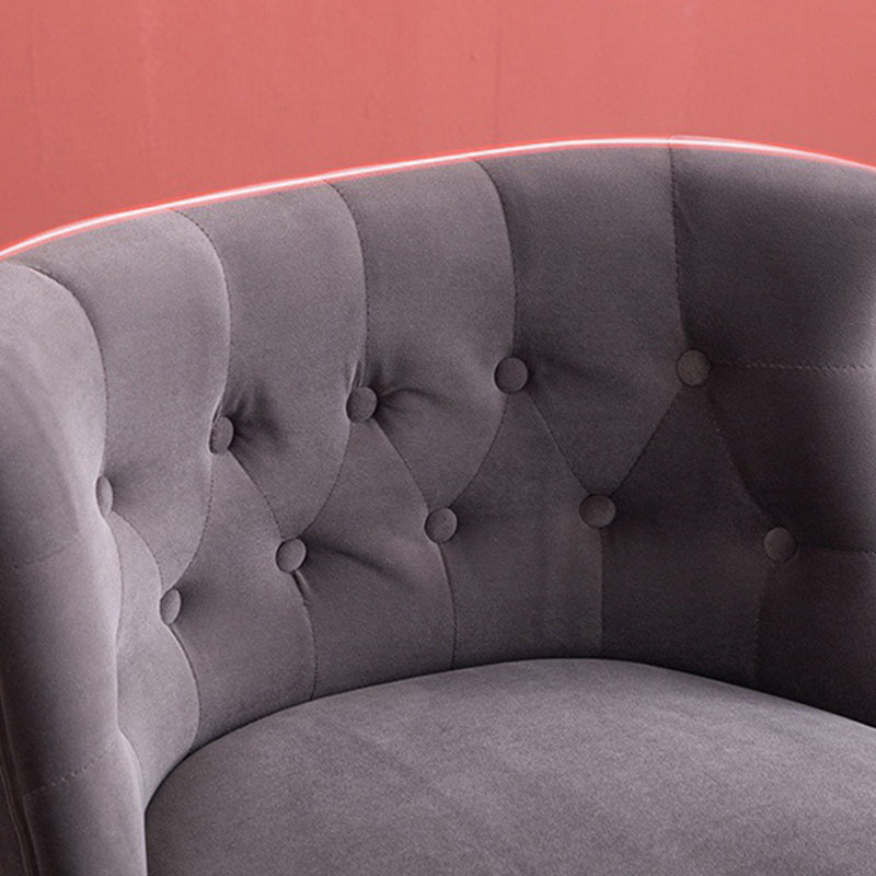 22,83 "l x 23,62" w x 27,55 "H moderno sedia accento di divano a bracciale per soggiorno