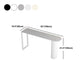 Stone Bar Dining Table Modern Bar Table with Double Pedestal for Dining Room Kitchen Clearhalo 'Bar Furniture' 'Bar Tables' 'bar_tables' 'furn' 'furn_bar_tables' 'Furniture' 'furniture_bar_tables' 'Kitchen & Dining Furniture' 5255090