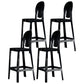 Speisesaal Moderner Acryl Barhocker 4 -Legs Barhocker mit Pedal