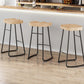 Modern Saddle Seat Bar-stool Solid Wood Counter Bar Stool for Home Clearhalo 'Bar Furniture' 'Bar Stools' 'bar_stools' 'furn' 'furn_bar_stools' 'Furniture' 'Kitchen & Dining Furniture' 5255777