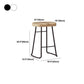 Modern Saddle Seat Bar-stool Solid Wood Counter Bar Stool for Home Clearhalo 'Bar Furniture' 'Bar Stools' 'bar_stools' 'furn' 'furn_bar_stools' 'Furniture' 'Kitchen & Dining Furniture' 5255779