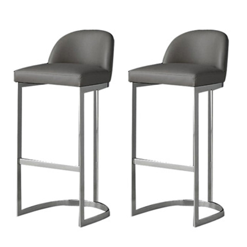 Sgabelli da banco in pelle rotonda scandinava sgabelli posteriori per cucina