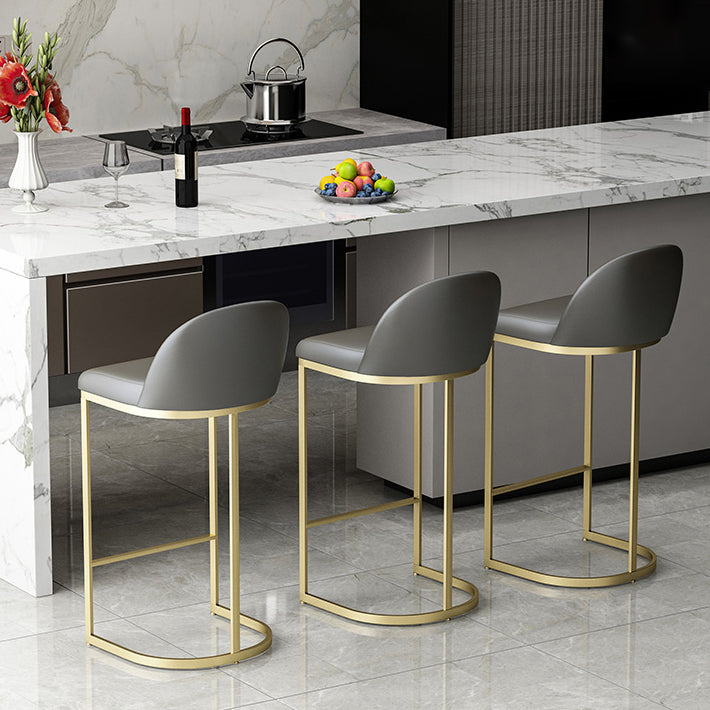 Sgabelli da banco in pelle rotonda scandinava sgabelli posteriori per cucina