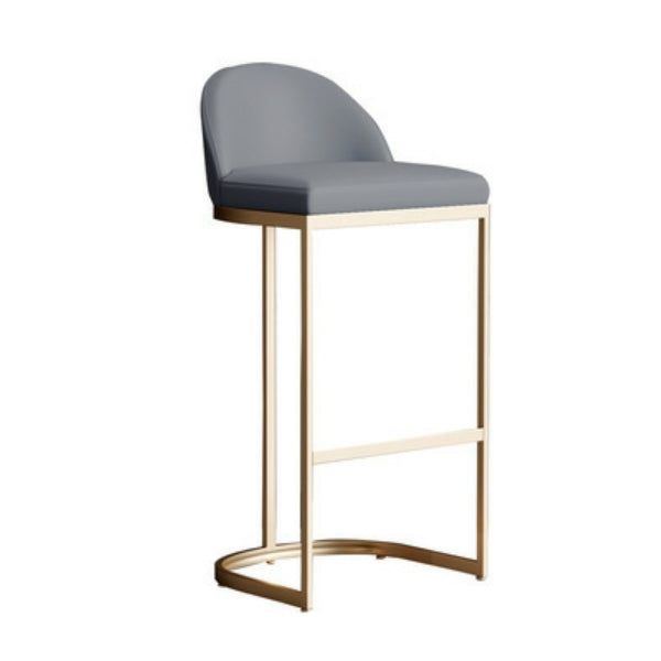 1/5 Pieces Glam Bar Table Set Rectangle Bistro Set with White Faux Marble Top Grey 26"H Stool (Single) Clearhalo 'Bar Furniture' 'furn' 'furn_home_bar_bar_sets' 'Furniture' 'Home Bars & Bar Sets' 'home_bar_bar_sets' 'Kitchen & Dining Furniture' 5256060