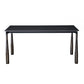 Modern Black Rectangle Dining Table Set 1/4/5/7 Pieces Dinette Set with Sintered Stone Top