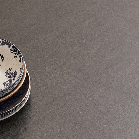 モダンな黒い長方形のダイニングテーブルセット1/4/5/7ピース焼結された石の上のディネットセット