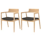 Modern Solid Wood Dining Room Set 1/2/4/5/7 Pieces Pine Dining Room Chair Set 2 Wood Chairs Clearhalo 'Dining Room Sets' 'Dining Tables & Seating' 'dining_room_set' 'furn' 'furn_dining_room_set' 'Furniture' 'Kitchen & Dining Furniture' 5256106