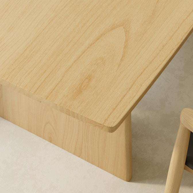 Modern Solid Wood Dining Room Set 1/2/4/5/7 Pieces Pine Dining Room Chair Set Clearhalo 'Dining Room Sets' 'Dining Tables & Seating' 'dining_room_set' 'furn' 'furn_dining_room_set' 'Furniture' 'Kitchen & Dining Furniture' 5256110