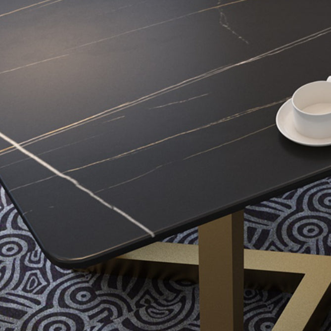 Nordic 1/5 Pieces Dining Set Rectangle Stone Dining Table for Dining Room Clearhalo 'Dining Room Sets' 'Dining Tables & Seating' 'dining_room_set' 'furn' 'furn_dining_room_set' 'Furniture' 'Kitchen & Dining Furniture' 5256154