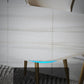Nordic Glam Gesinterde Steen Eettafel Ovale Tafelset 1/4/5/6/7 Stuks Eetkamerset Voor Thuis