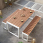 Modern 1/3/5 Pieces Dining Set Rectangle Wood Dining Table for Dining Room Clearhalo 'Dining Room Sets' 'Dining Tables & Seating' 'dining_room_set' 'furn' 'furn_dining_room_set' 'Furniture' 'Kitchen & Dining Furniture' 5256267