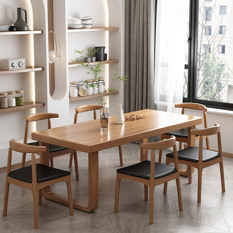 Simplicité Table à manger rectangle