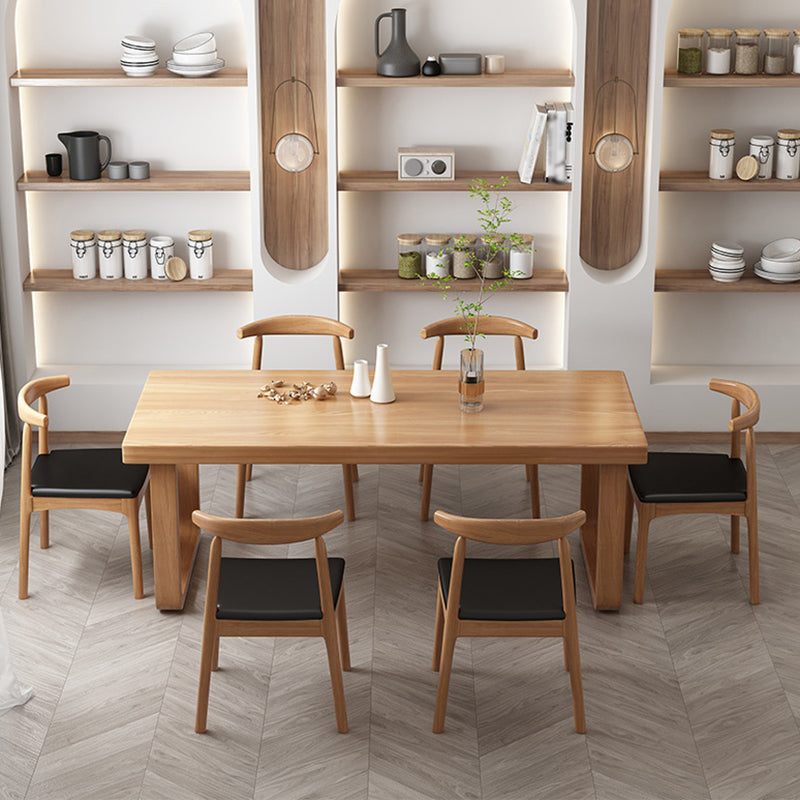 Simplicité Table à manger rectangle