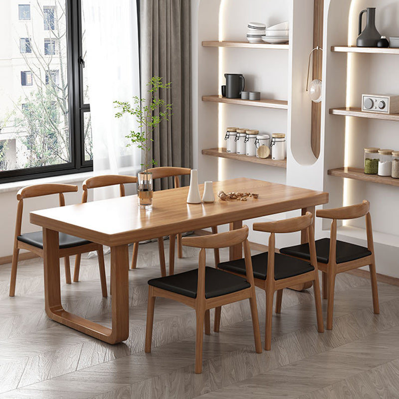 Simplicité Table à manger rectangle