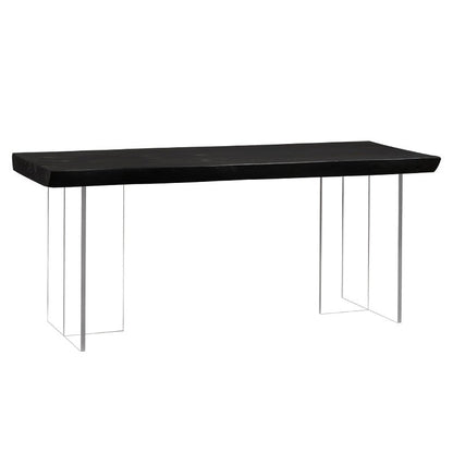 Modern Black in Solid Wood Counter Table Specialty Dining Table for Kitchen Without Chairs Clearhalo 'Dining Tables & Seating' 'Dining Tables' 'dining_table' 'furn' 'furn_dining_table' 'Furniture' 'Kitchen & Dining Furniture' 5256548