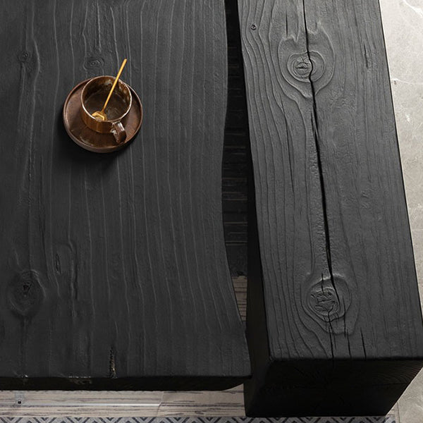 Modern Black in Solid Wood Counter Table Specialty Dining Table for Kitchen Clearhalo 'Dining Tables & Seating' 'Dining Tables' 'dining_table' 'furn' 'furn_dining_table' 'Furniture' 'Kitchen & Dining Furniture' 5256550