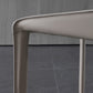 Stile designer Solido sedia da pranzo a casa sedia laterale in pelle finitura