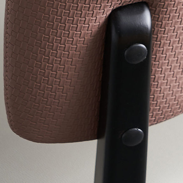 Sillas de estilo contemporáneo silla sin brazo para cocina con patas de madera