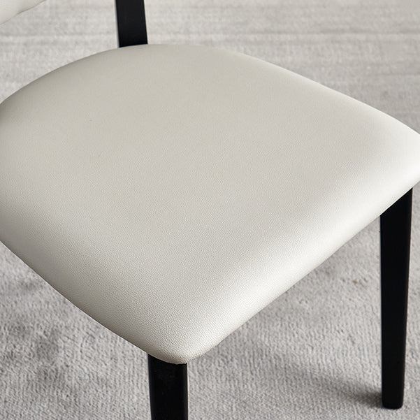 Sillas de estilo contemporáneo silla sin brazo para cocina con patas de madera