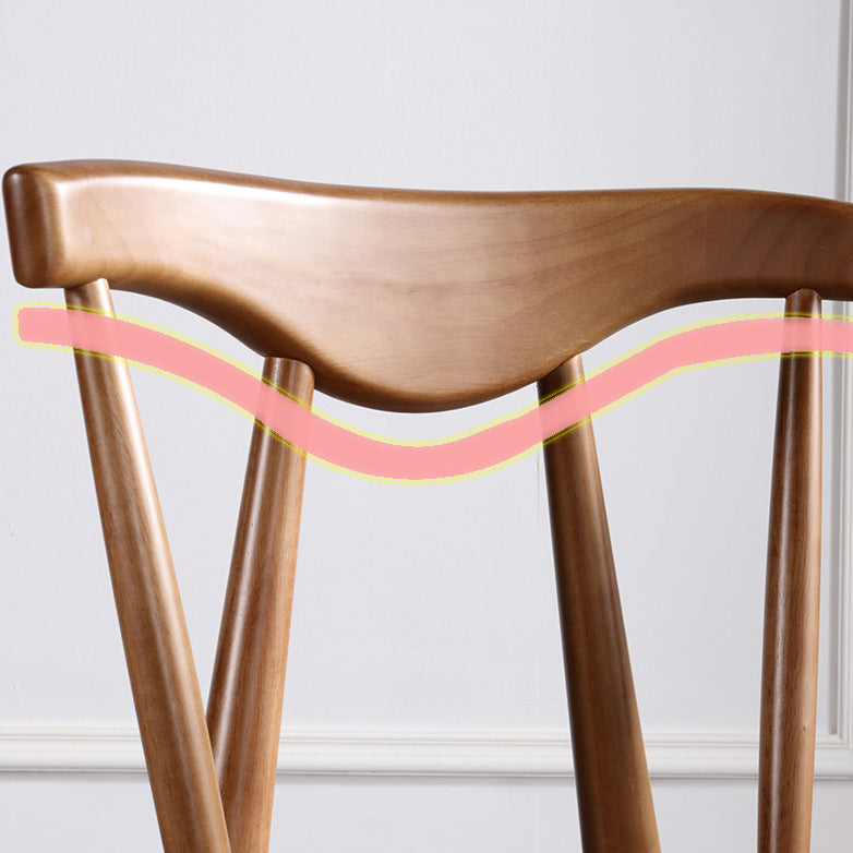 Sillas de estilo contemporáneas sillas sin brazos para cocina con patas de madera