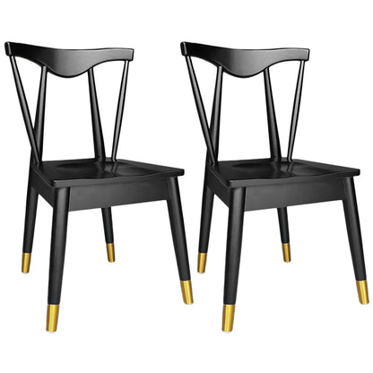 Sillas de estilo contemporáneas sillas sin brazos para cocina con patas de madera