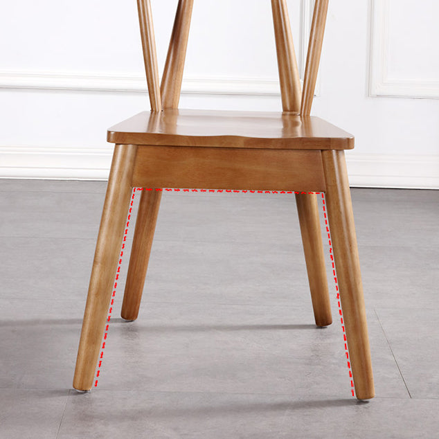 Sillas de estilo contemporáneas sillas sin brazos para cocina con patas de madera