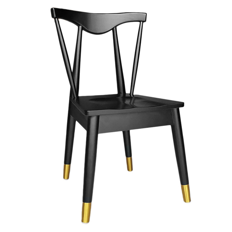 Sillas de estilo contemporáneas sillas sin brazos para cocina con patas de madera