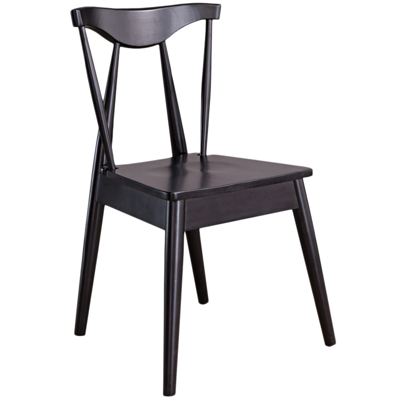 Sillas de estilo contemporáneas sillas sin brazos para cocina con patas de madera