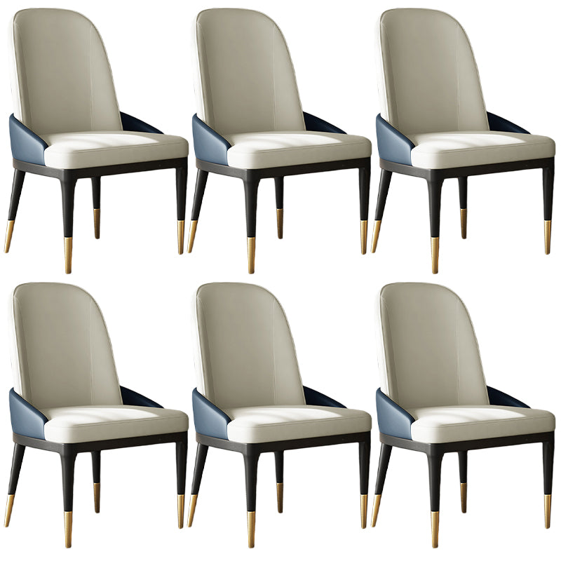 Contemporary Chairs Armless Chairs for Kitchen with Wooden Legs