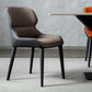 Inicio Silla lateral moderna del ala de la ala Matte Sillas de comedor de cuero falso