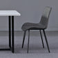 Silla de comedor de comedor de cuero sintética contemporánea para uso en el hogar