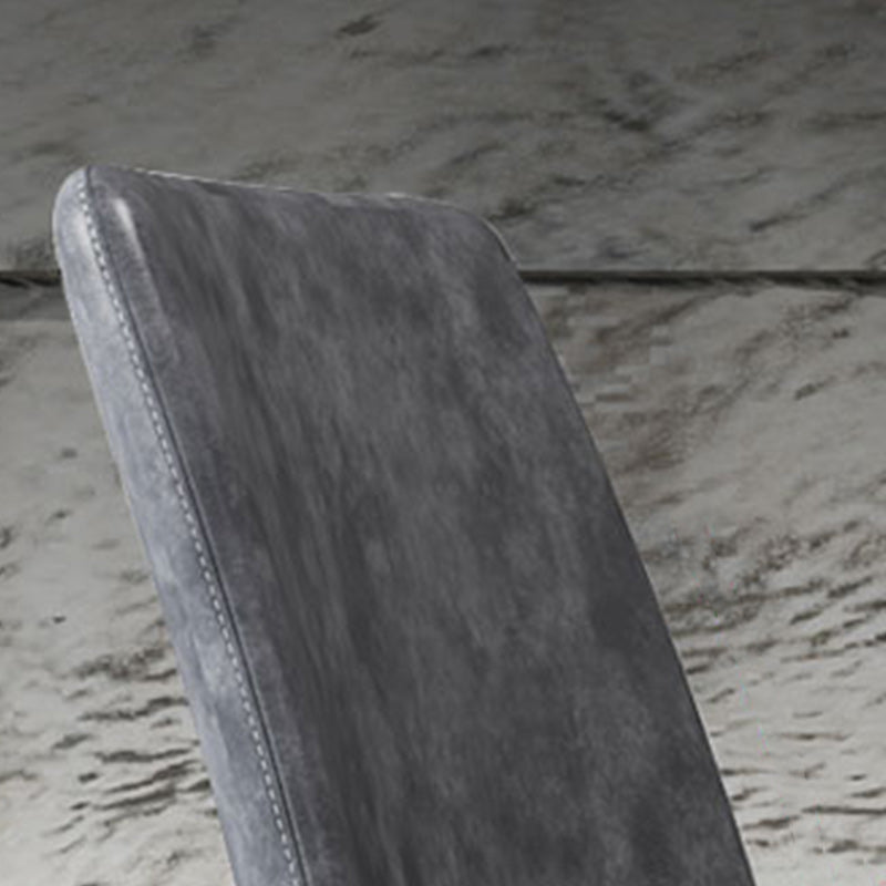 Sillas de comedor de cuero modernas de cuero sintética para uso en el hogar