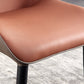 Chaises de salle à manger en faux cuir moderne