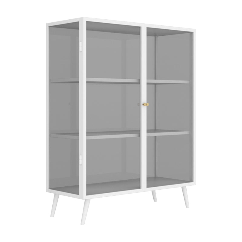 13.78"W Sideboard Contemporary Style Dining Server for Kitchen and Living Room White-Gray Clearhalo 'buffet_sideboard' 'Buffets & Sideboards' 'furn' 'furn_buffet_sideboard' 'Furniture' 'Kitchen & Dining Furniture' 5258211