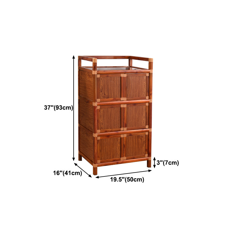 Sideboard in stile moderno Sideboard in metallo marrone per soggiorno