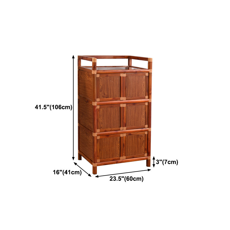 Sideboard in stile moderno Sideboard in metallo marrone per soggiorno