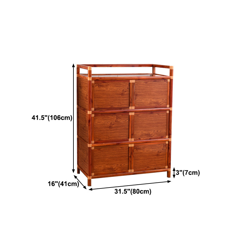 Sideboard in stile moderno Sideboard in metallo marrone per soggiorno