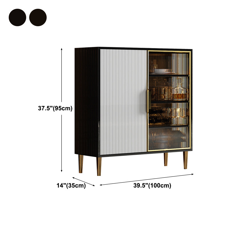 Sideboard in stile contemporaneo Black Dining Room Sideboard per cucina