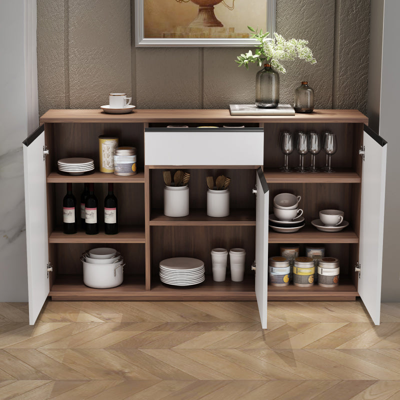 Mobili moderni mobili in legno tabella marrone superiore marrone per cucina