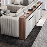 Mobili moderni mobili in legno tabella marrone superiore marrone per cucina